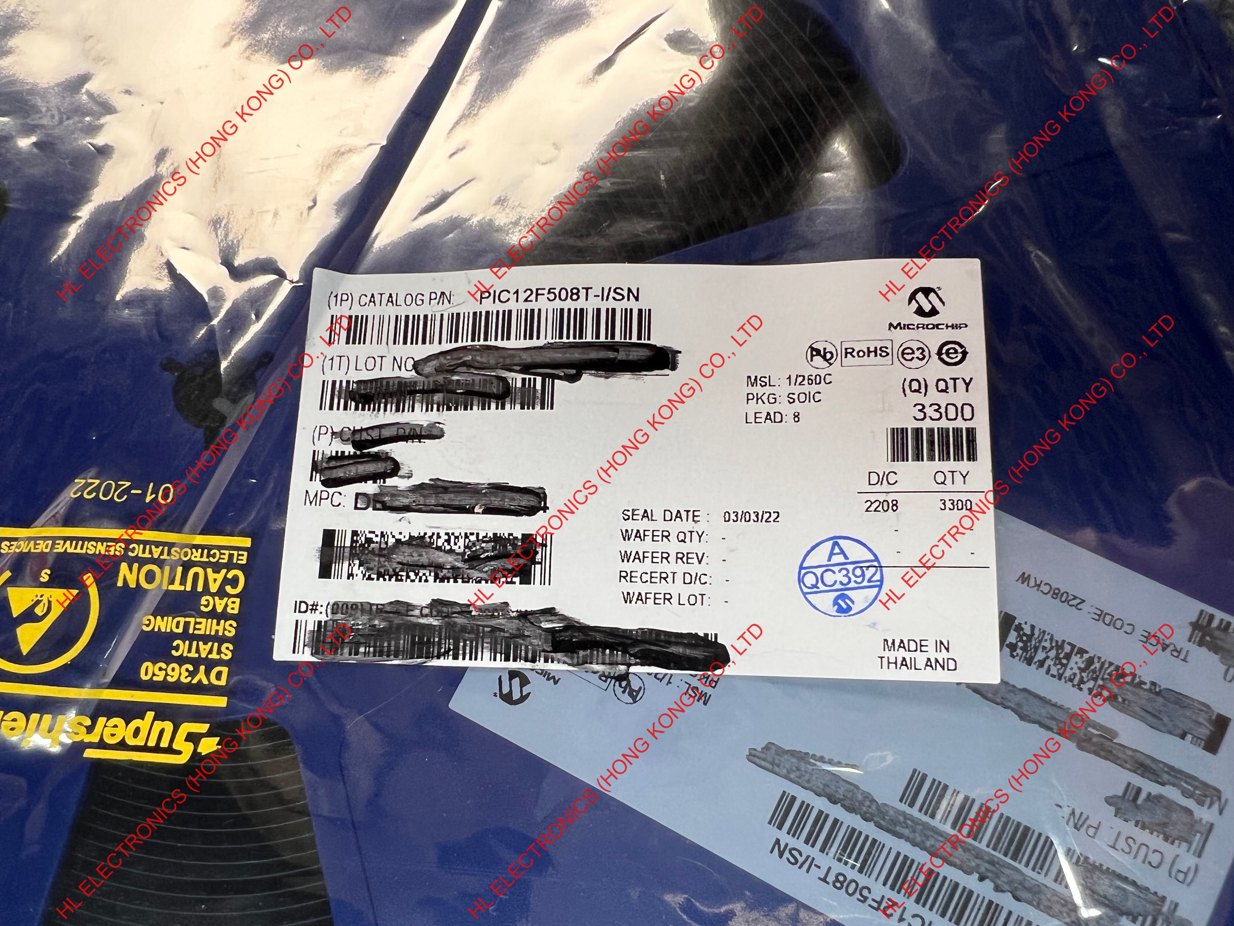 PIC12F508T-I/SN - MICROCHIP - main product image