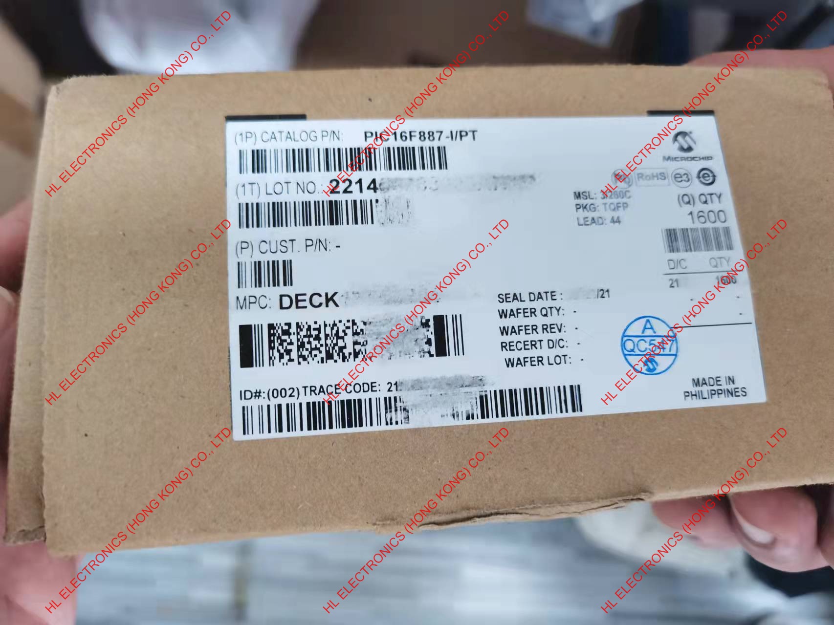 PIC16F887-I/PT - MICROCHIP - main product image